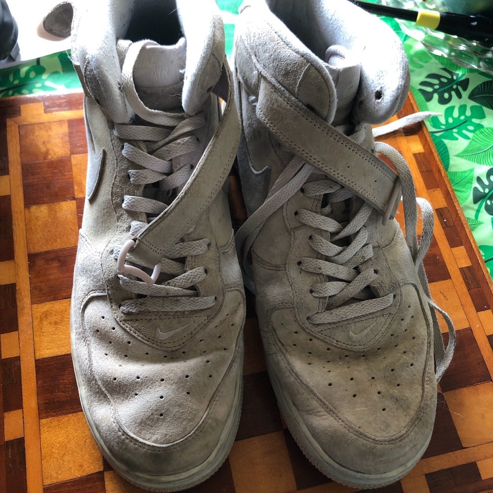 Nike Gray High-Top Sneakers